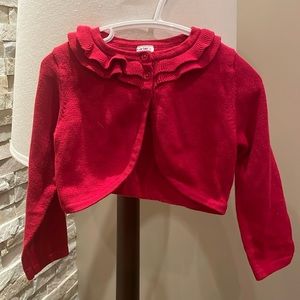 Red Shrug for Toddler